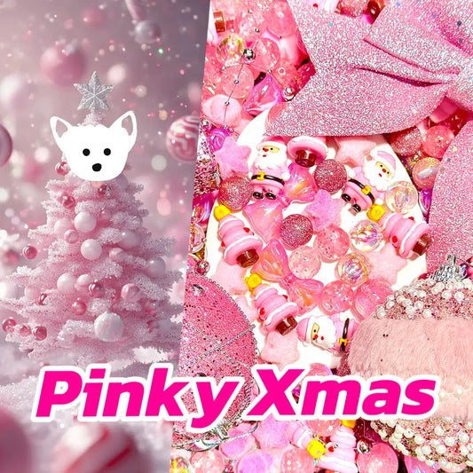Pinky Xmas for Car Hanging/Key/Phone Chain/Bracelet/Necklace/Pen- Open in live