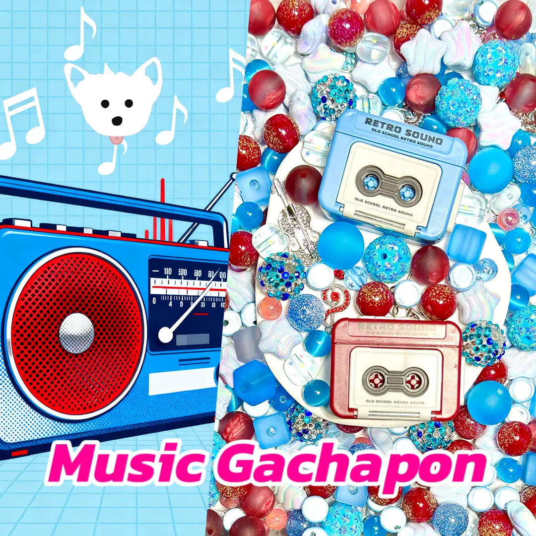 Music Gachapon for Beadable Pen\Keychain\Bracelet - Open in live