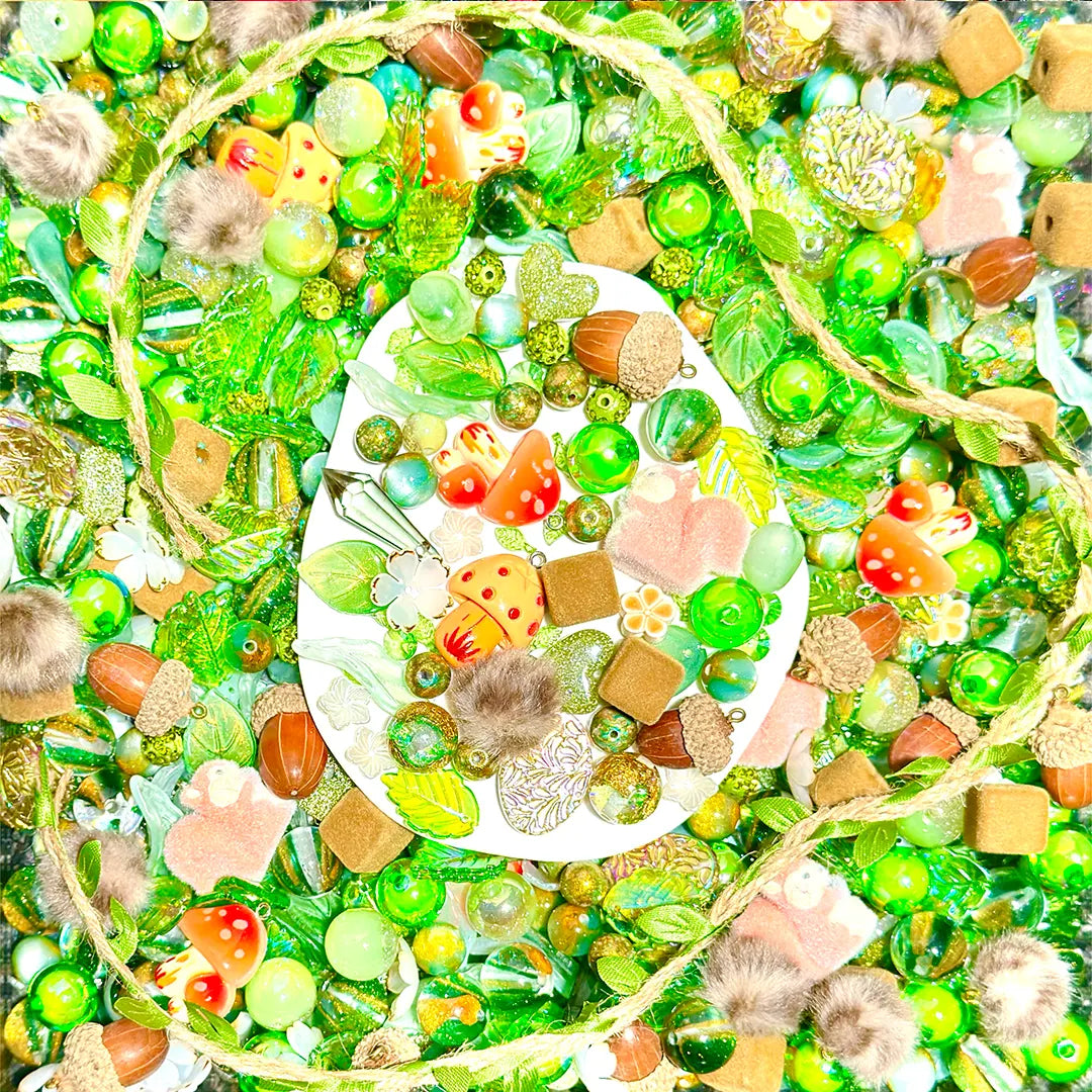 【 Co-Creation】Forest Gathering for Bracelet/Necklace/Car Handing/Pen- Open in live