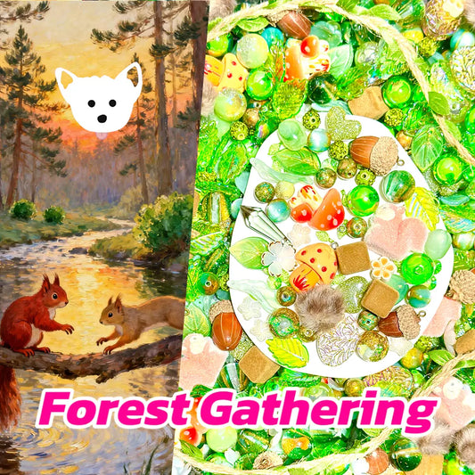 【 Co-Creation】Forest Gathering for Bracelet/Necklace/Car Handing/Pen- Open in live
