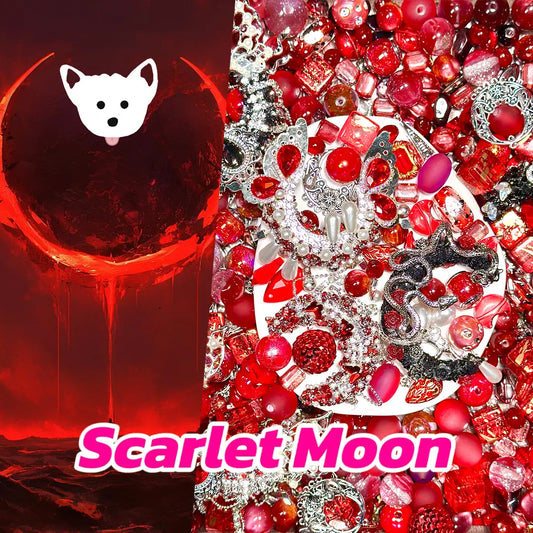 【New Arrival+1 Scoop】【Master】Scarlet Moon for Bracelet/Keychain/Pen - Open in live