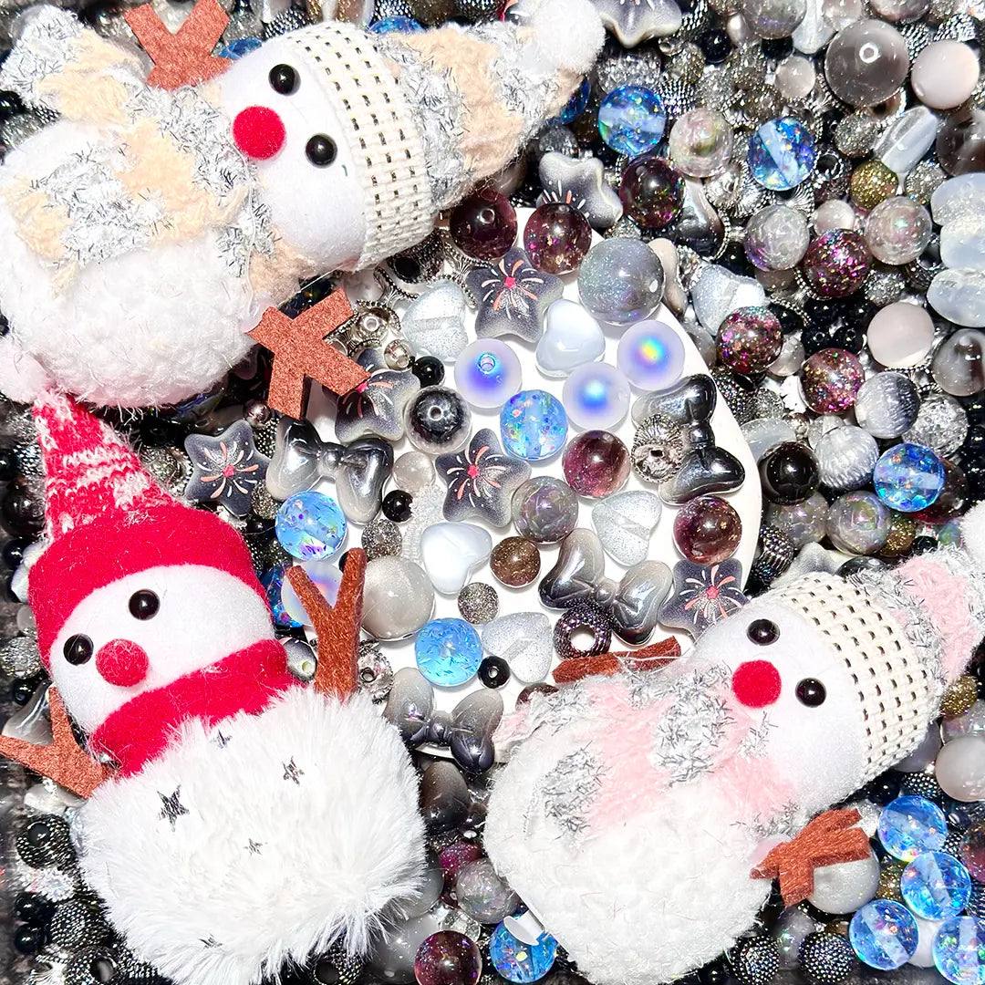 【New Arrival +1 Scoop】Snowfall Wishes for Bracelet/Phone Chain/Pen- Open in live