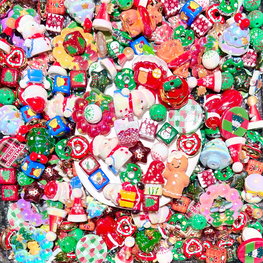 【New Arrival +1 Scoop】Christmas Wonderland for Bracelet/Phone Chain/Pen- Open in live