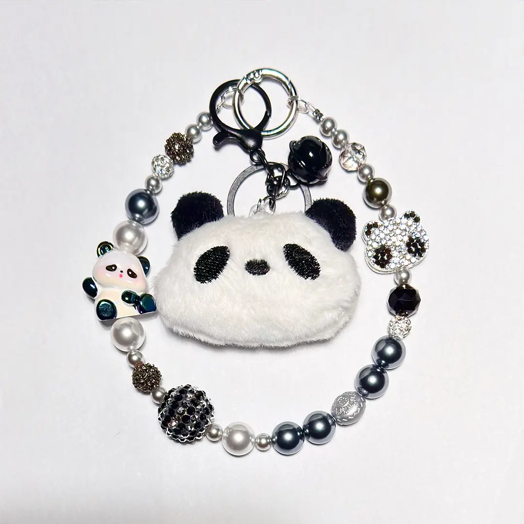 Panda Paradox for Key/Phone Chain/Bracelet/Pen- Open in live