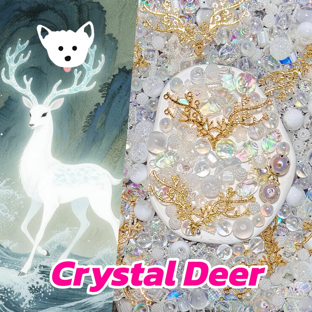 Crystal Deer for Key/Phone Chain/Bracelet/Pen- Open in live