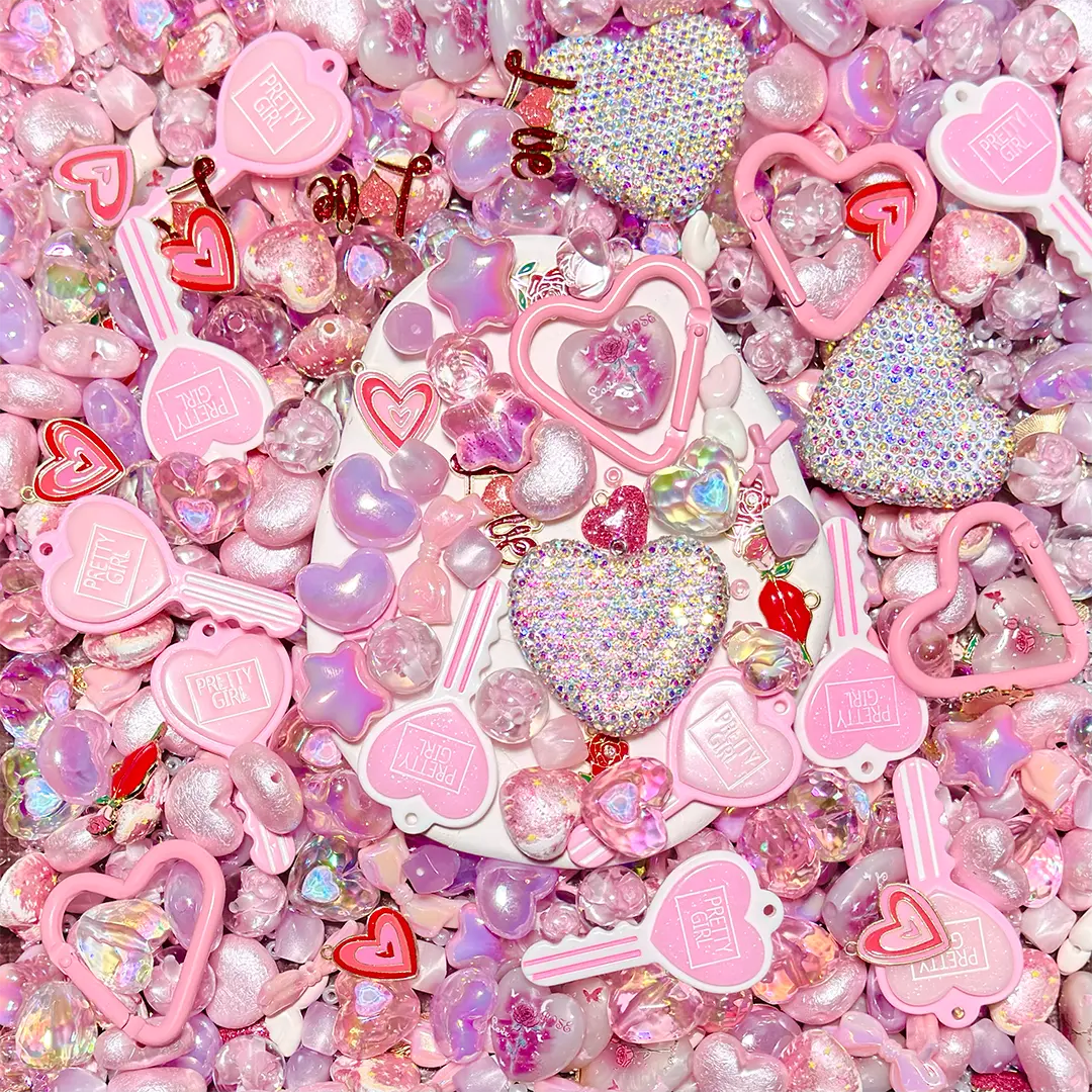 Ever Shine Heart for Key/Phone Chain/Bracelet/Pen- Open in live