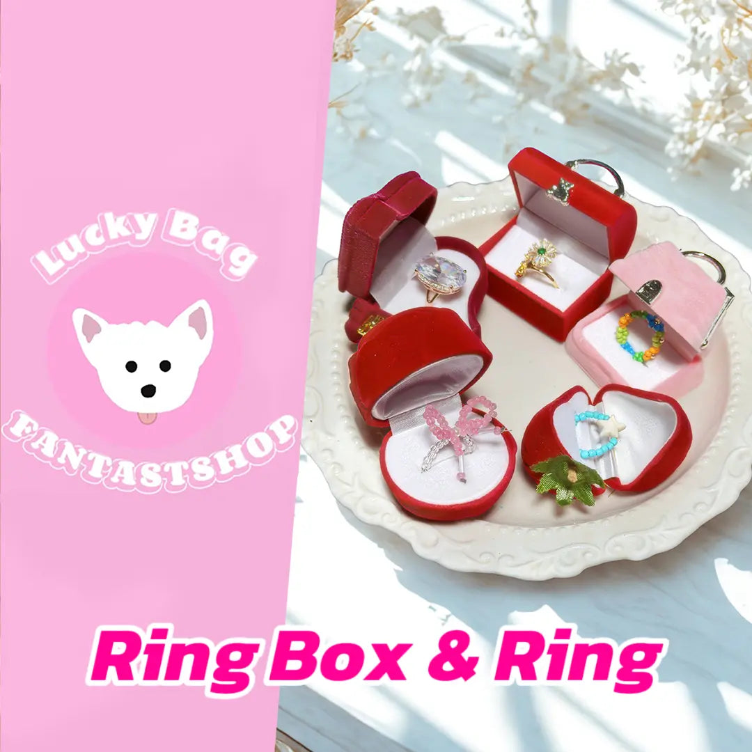 【Today's Special 15% OFF & 10% Extra】Ring Box & Ring Combo- Open in live