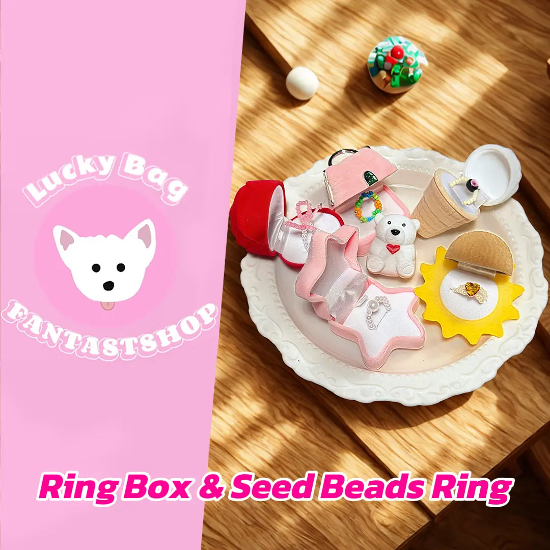 【Today's Special 15% OFF & 10% Extra】Ring Box & Ring Combo- Open in live