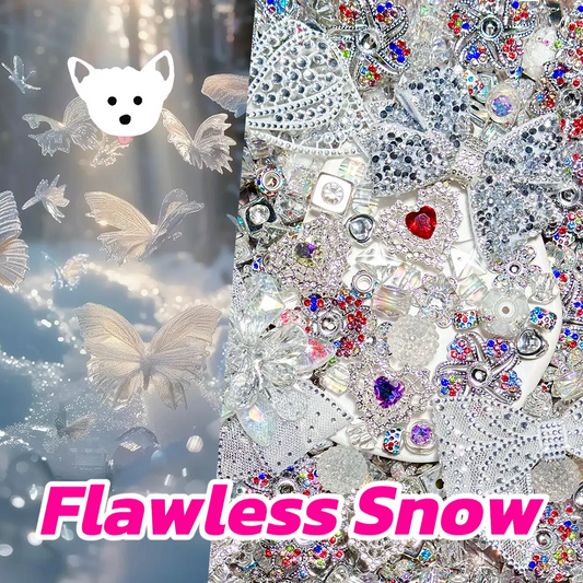 Flawless Snow for Key/Phone Chain/Bracelet/Pen- Open in live