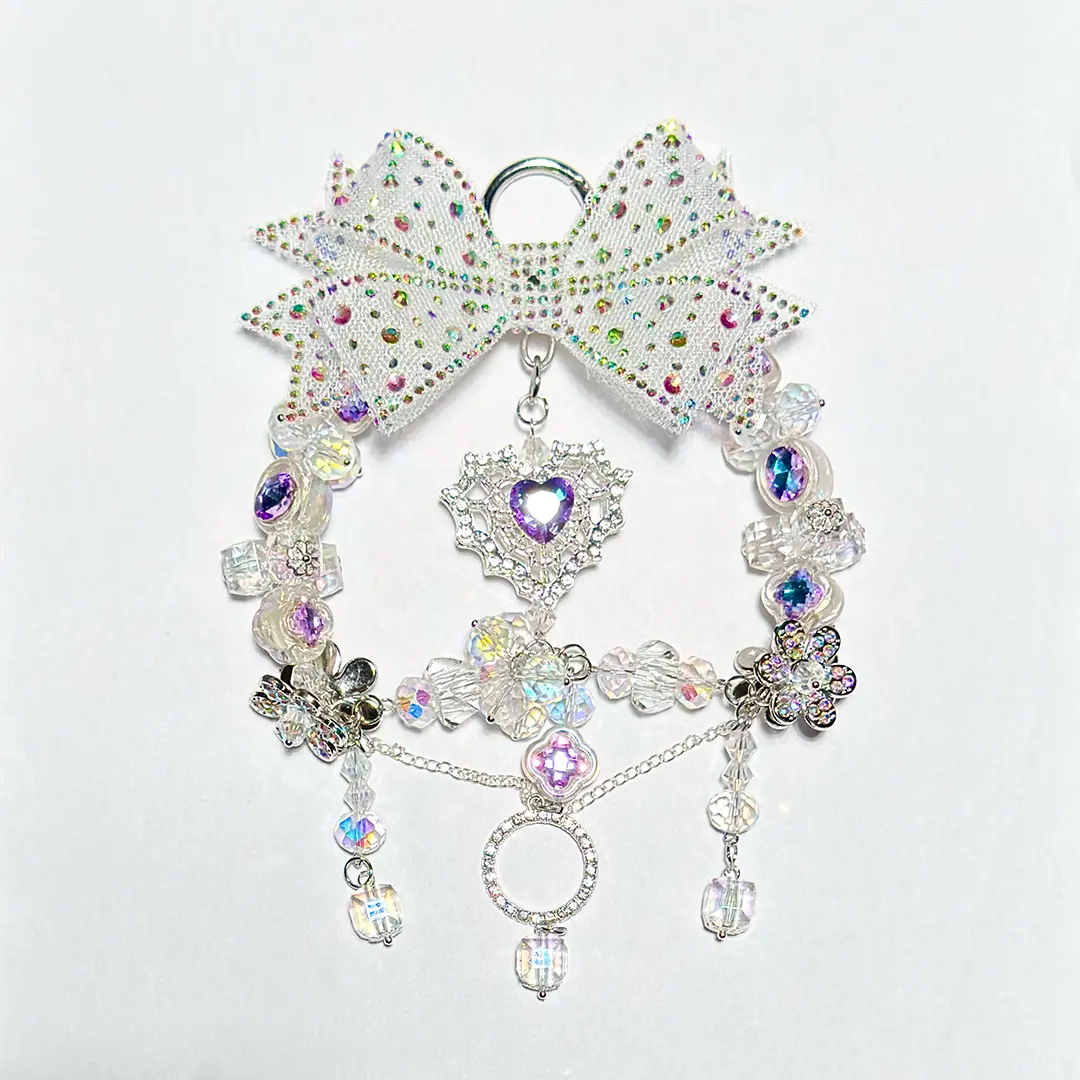 Flawless Snow for Key/Phone Chain/Bracelet/Pen- Open in live