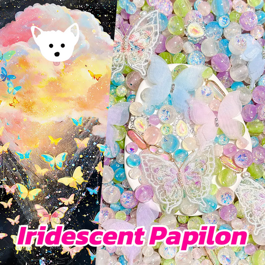 Iridescent Papilon for Dream Catcher- Open in live