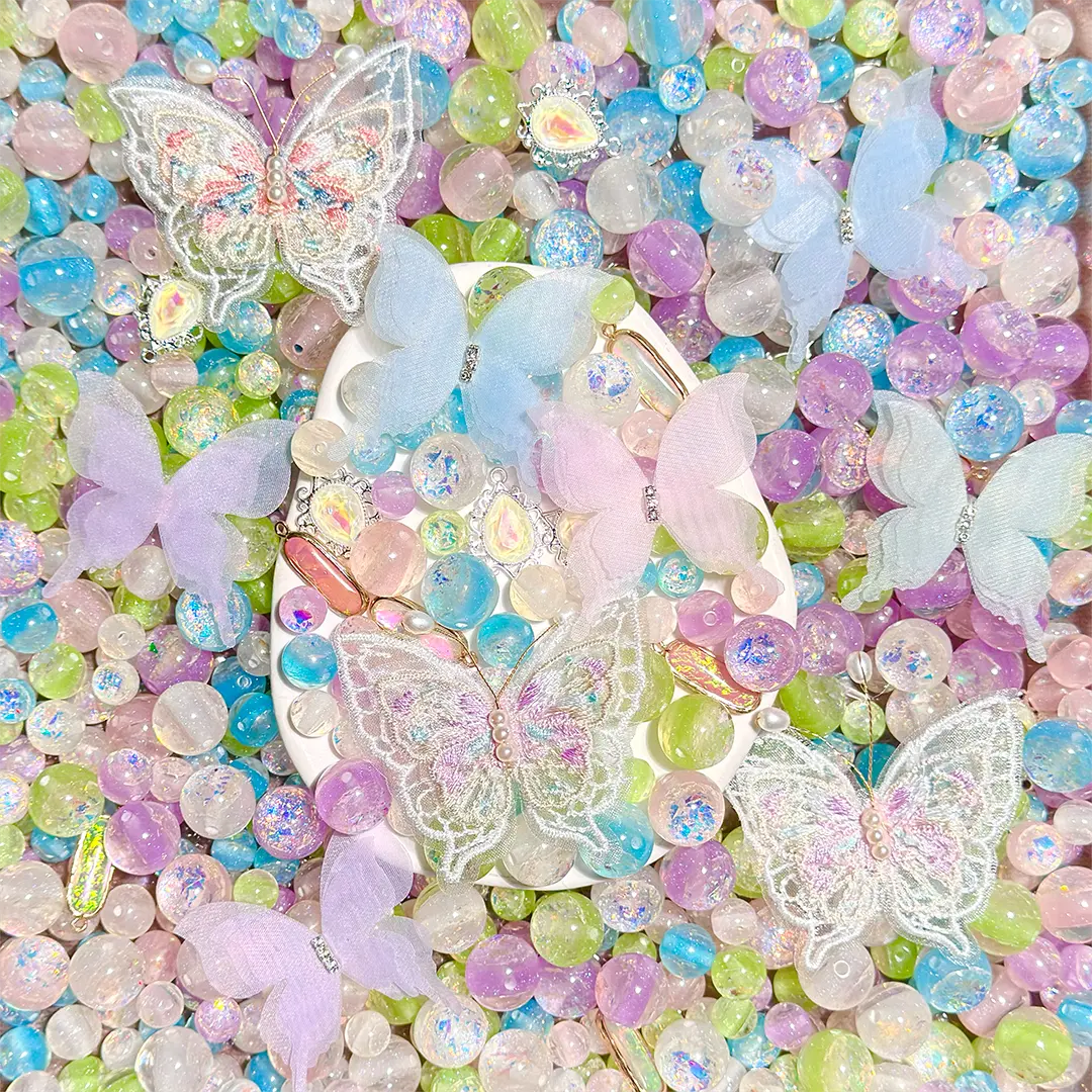 Iridescent Papilon for Dream Catcher- Open in live