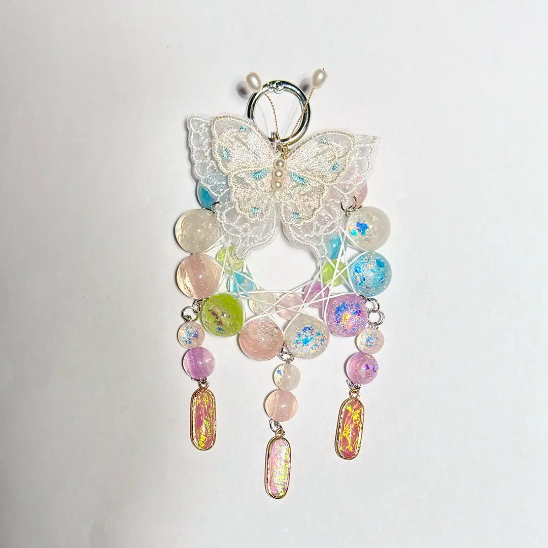 Iridescent Papilon for Dream Catcher- Open in live