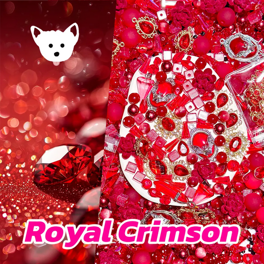 Royal Crimson for Key/Phone Chain/Bracelet/Necklace/Hanging- Open in live