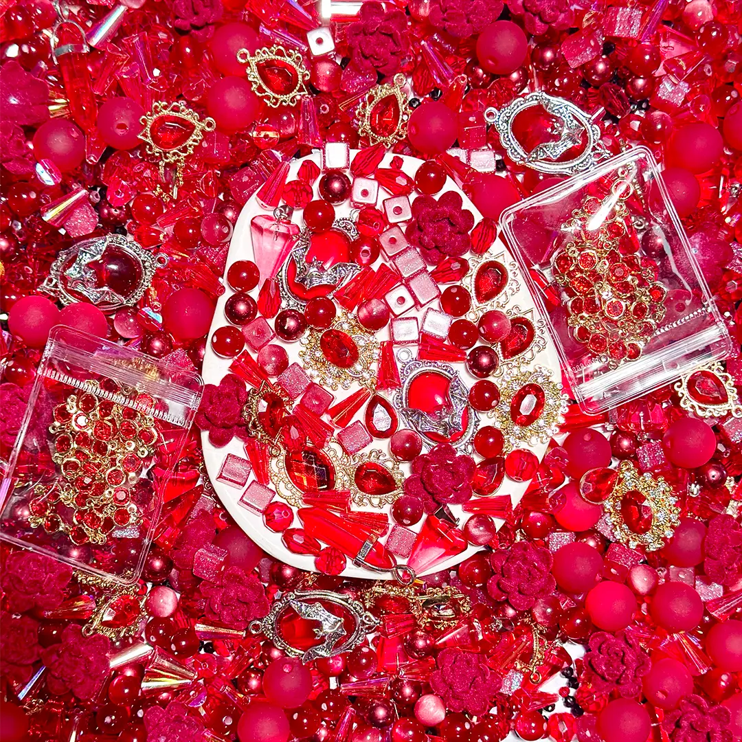 Royal Crimson for Key/Phone Chain/Bracelet/Necklace/Hanging- Open in live