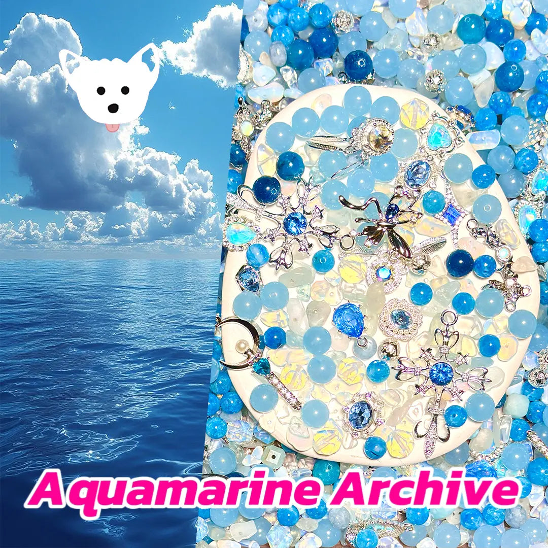 Aquamarine Archive for Key/Phone Chain/Bracelet/Hanging- Open in live