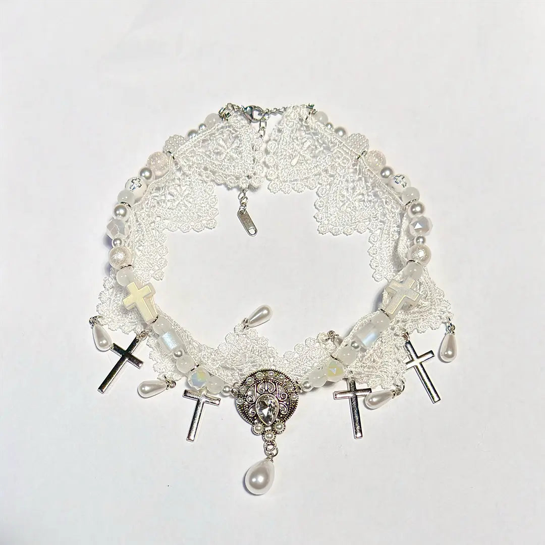 Gothic Alabaster for Key/Phone Chain/Bracelet/Hanging- Open in live