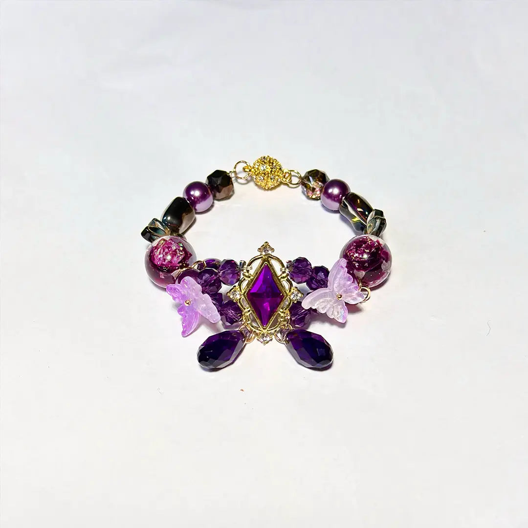 Clementine Violet for Key/Phone Chain/Bracelet/Hanging- Open in live