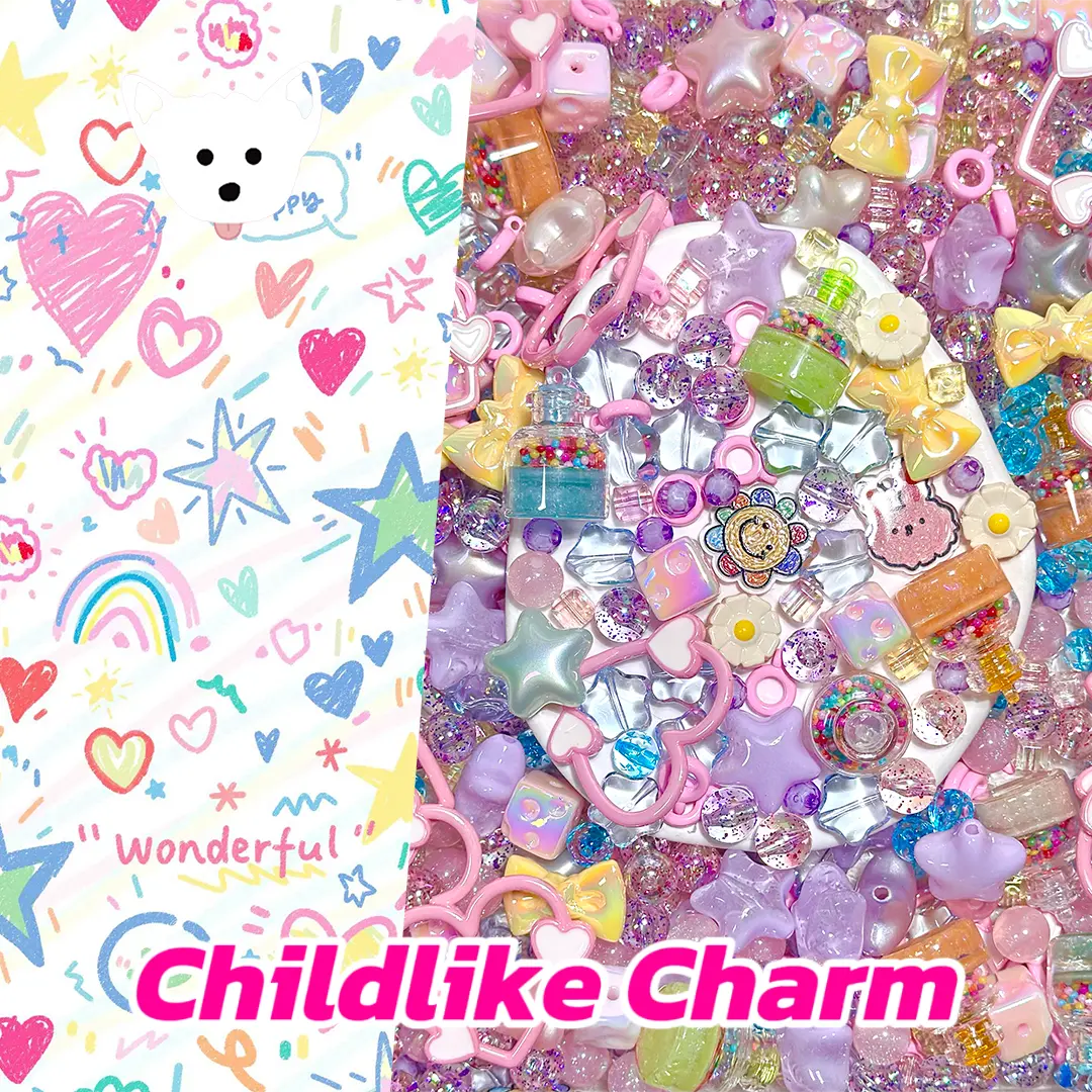 【SALE】Childlike Charm for Key/Phone Chain/Bracelet/Necklace - Open in live