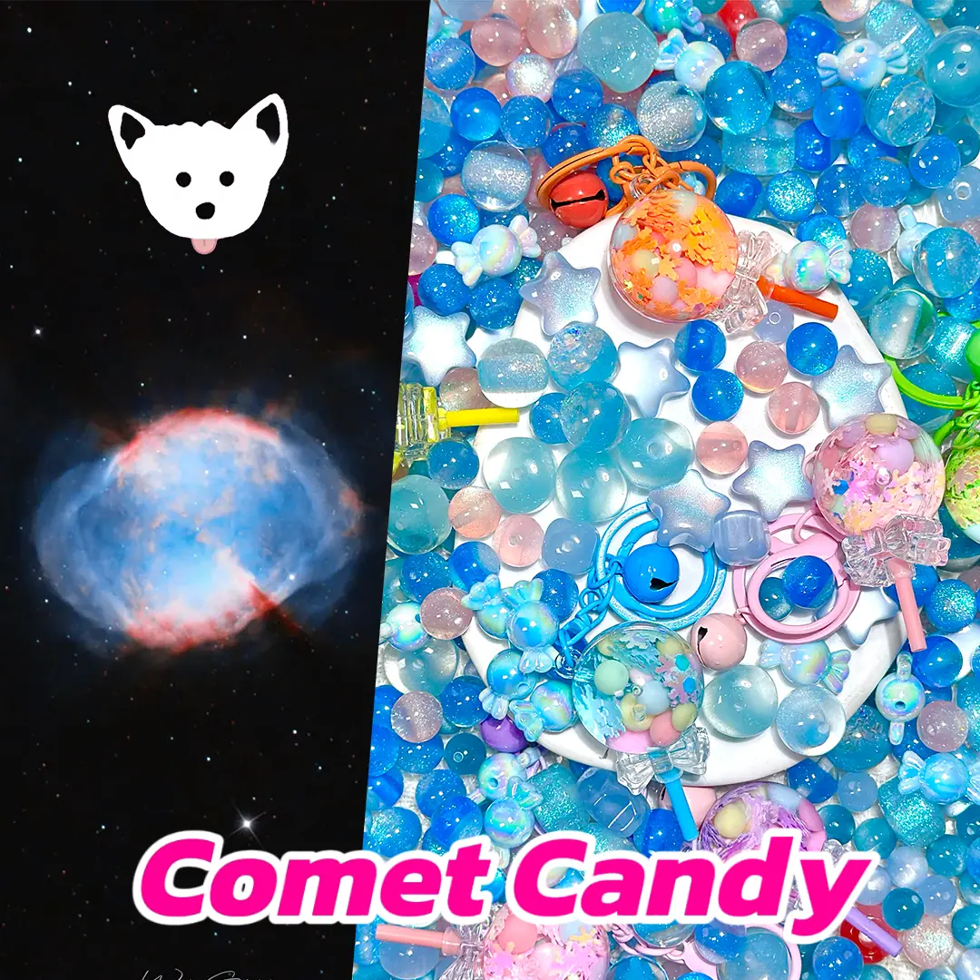 Comet Candy for Bracelet/Phone Chain/Pen - Open in live