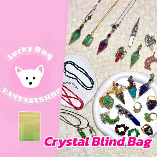 【Pre-sale】【New Arrival 10% Extra】【Limited】Crystal Blind Bag (Necklace/Ring/Bracelet/Pendant)- Open in live
