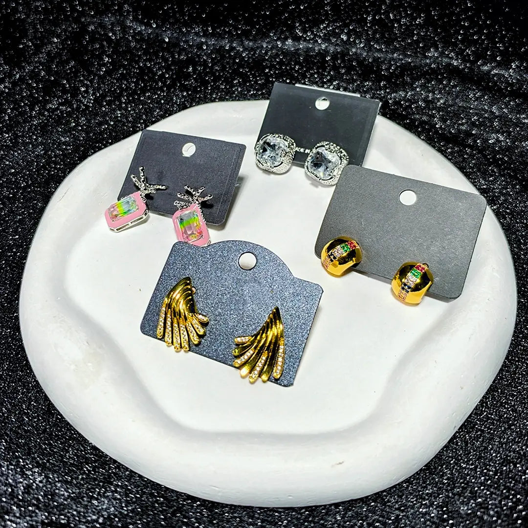 【New Arrival 10% Extra】【Limited】Zircon Diamond Earring Blind Bag  - Open in live