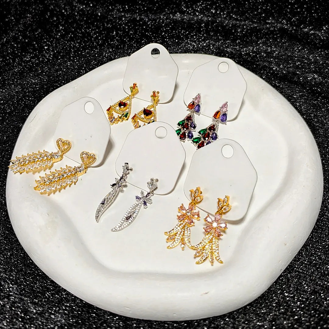 【New Arrival 10% Extra】【Limited】Zircon Diamond Earring Blind Bag  - Open in live