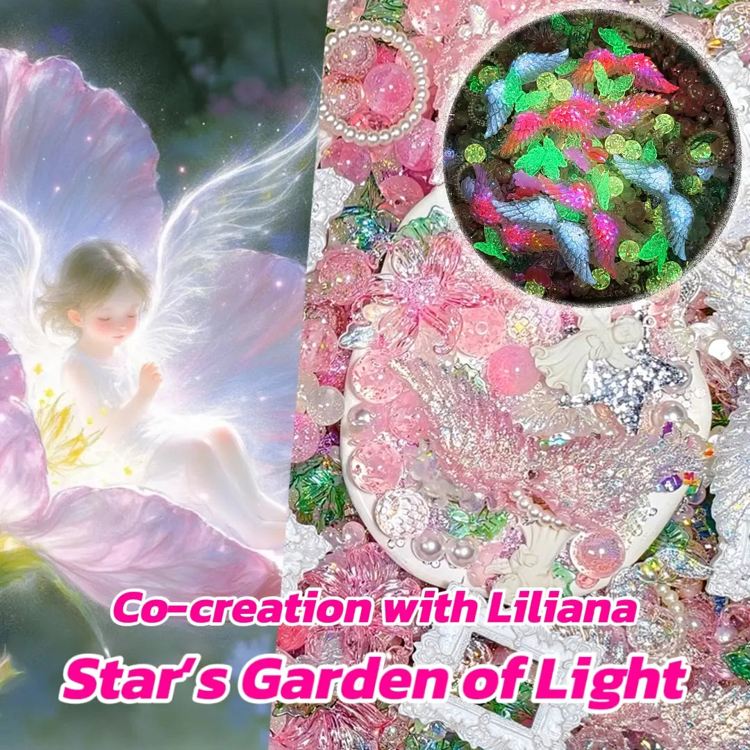 【VIP BOGO】【New Co-creation with Liliana】Star‘s Garden of Light for Key/Phone Chain/Bracelet/Hanging - Open in live