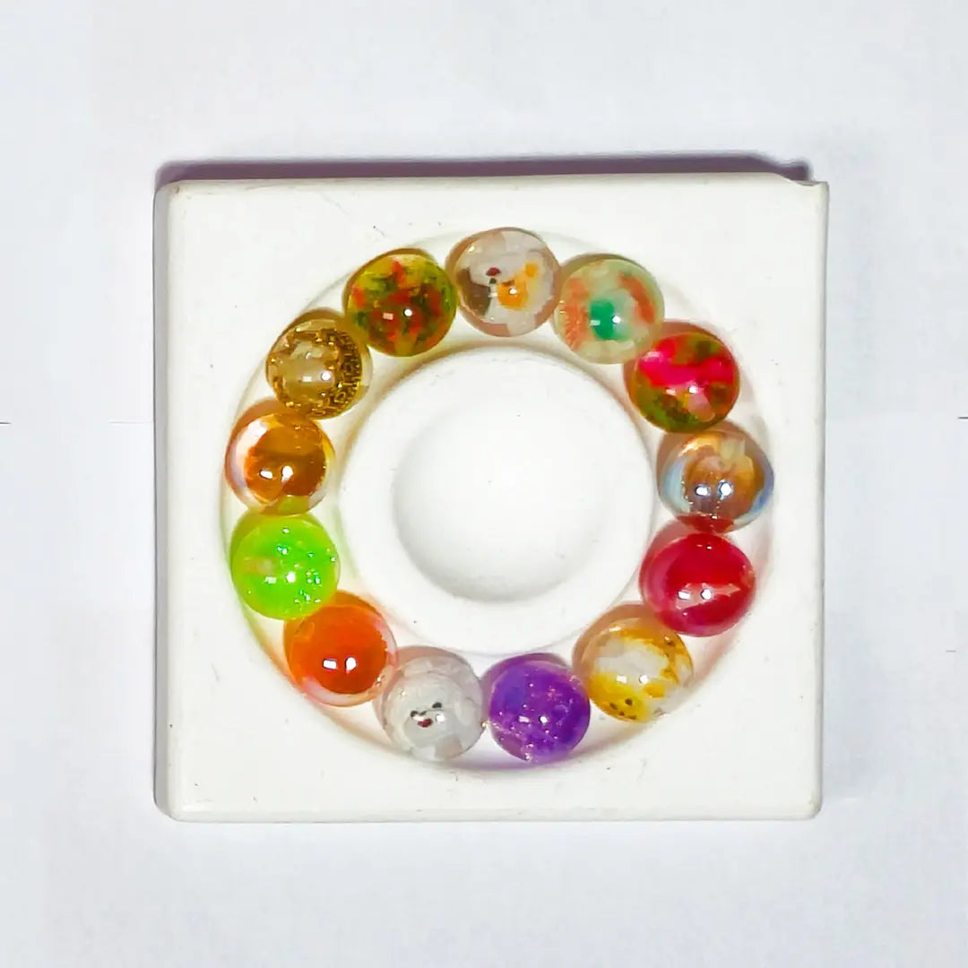 Sandwich Resin Acrylic Beads Blind Bag for Bracelet/Pen - Open in live