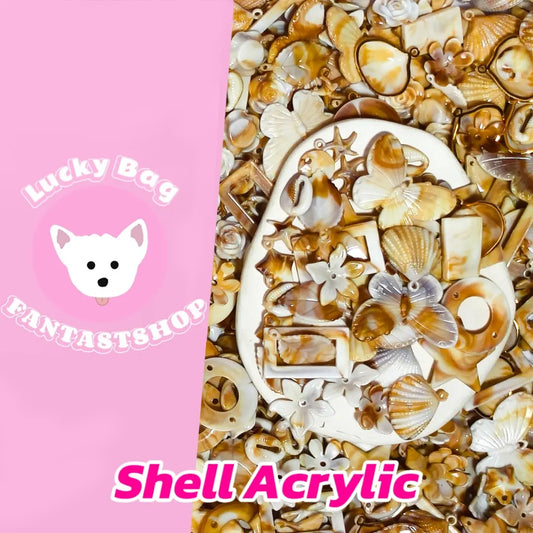 Shell Acrylic for Bracelet/Hanging/Pen - Open in live