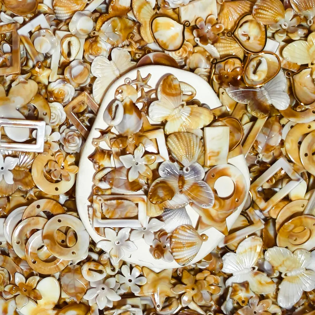 Shell Acrylic for Bracelet/Hanging/Pen - Open in live