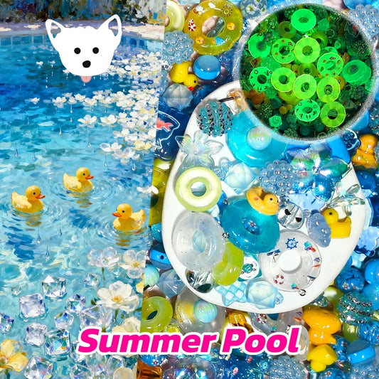 【New】Summer Pool for Bracelet/Hanging/Pen - Open in live