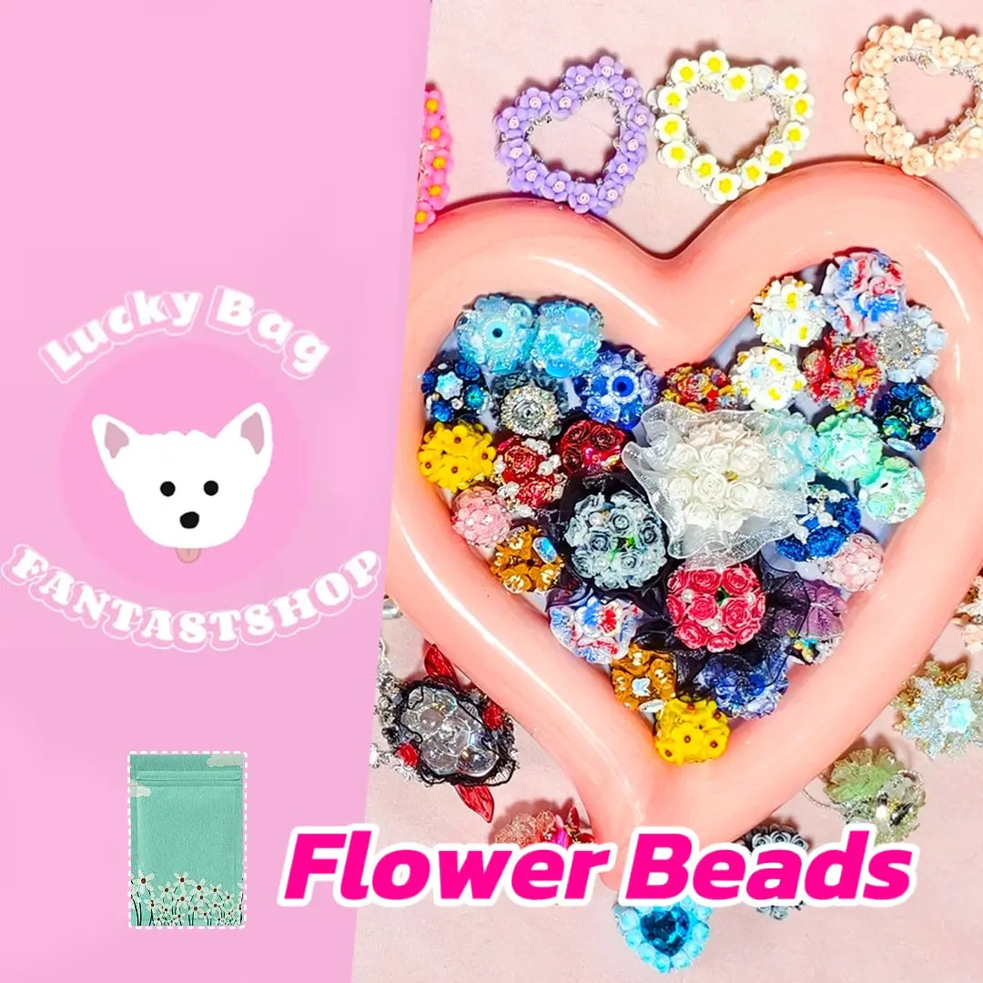 Flower Beads Blind Bag for Beadable Pen/Keychain - Open in live