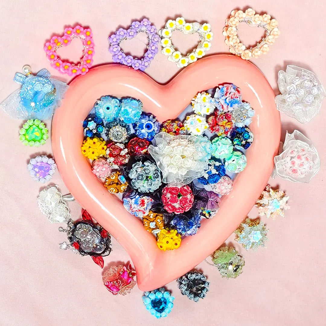 Flower Beads Blind Bag for Beadable Pen/Keychain - Open in live