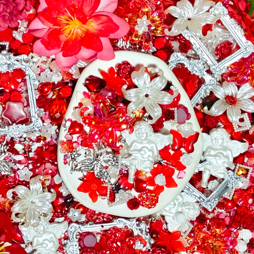Mirror Whisper among Flowers for Decorative Ornament - Open in live