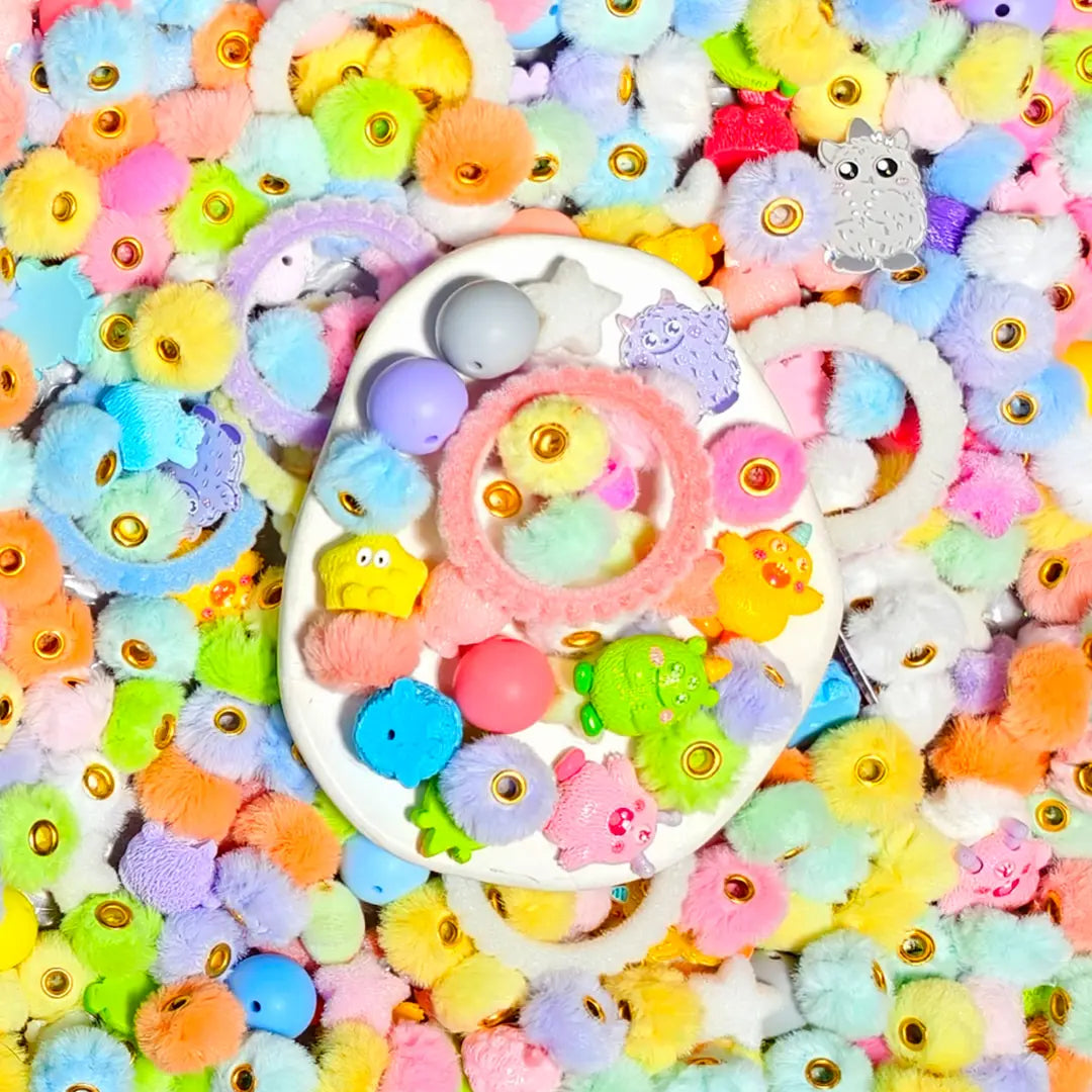 [New Arrival +1 Scoop] Fluffy Monster for Pen/Hanging - Open in live