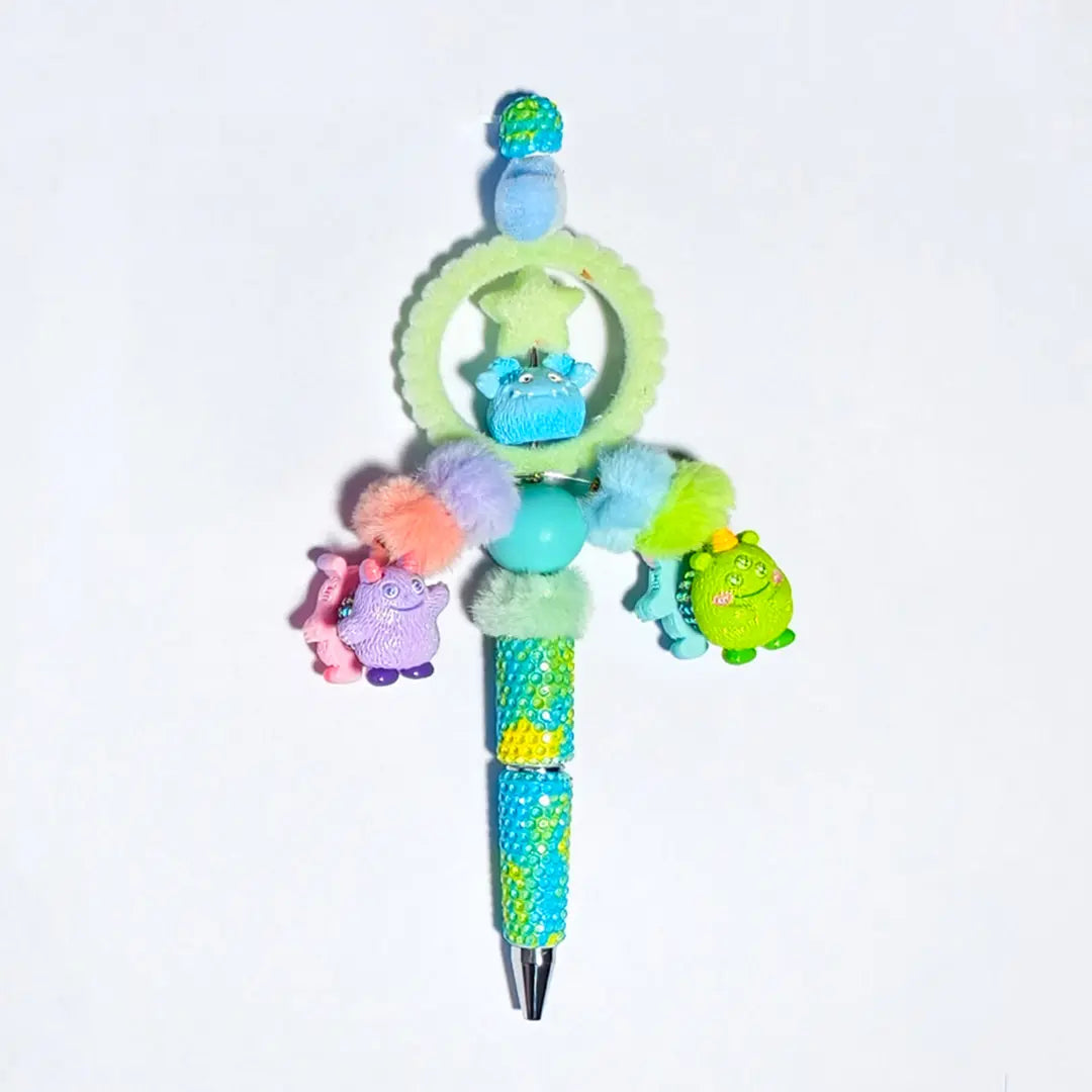 [New Arrival +1 Scoop] Fluffy Monster for Pen/Hanging - Open in live