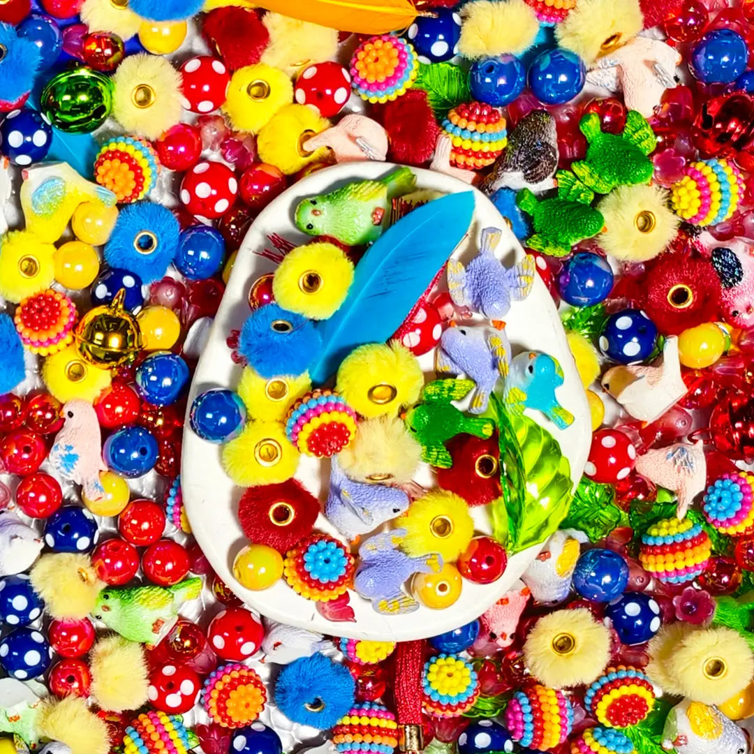 [New Arrival +1 Scoop]Colorful Parrot Paradise for Pen/Bracelet/Hanging - Open in live