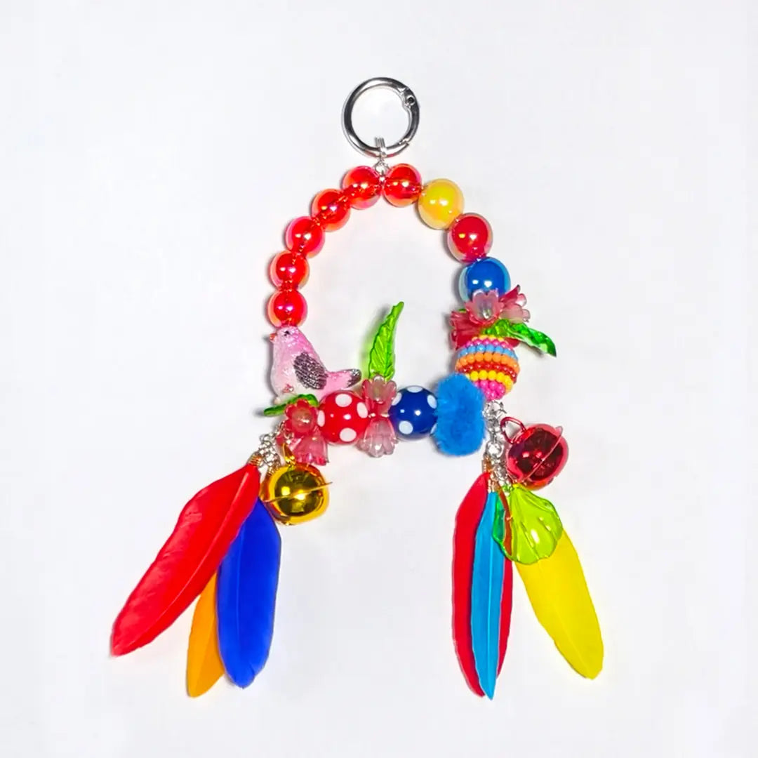 [New Arrival +1 Scoop]Colorful Parrot Paradise for Pen/Bracelet/Hanging - Open in live
