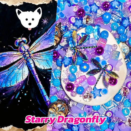 [New] Starry Dragonfly for Bracelet/Hanging/Pen - Open in live