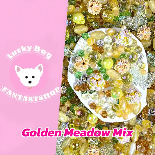 Golden Meadow Mix for Beadable Pen/ Key Chain - Open in live