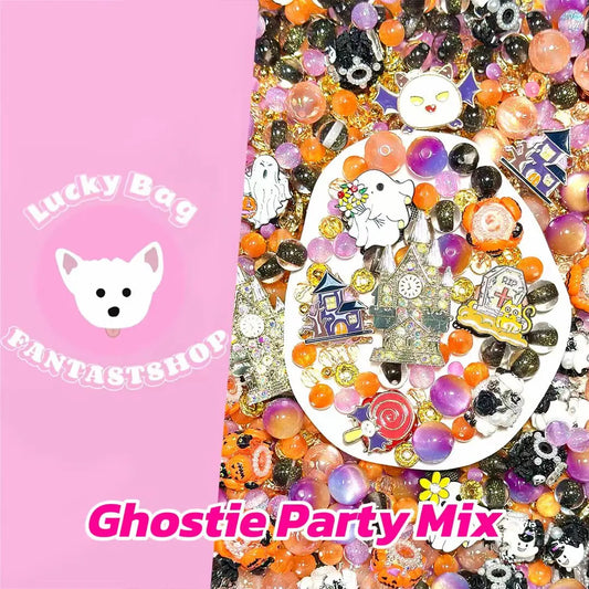 🔥【 Half Gogo+1 Bottle】Ghostie Party Mix for / Key /Phone Chain/Bracelet - Open in live
