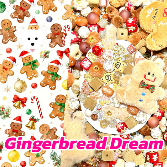 【NEW Arrival +1 Scoop】Gingerbread Dream for Bracelet/Phone Chain/Car Handing/Pen- Open in live