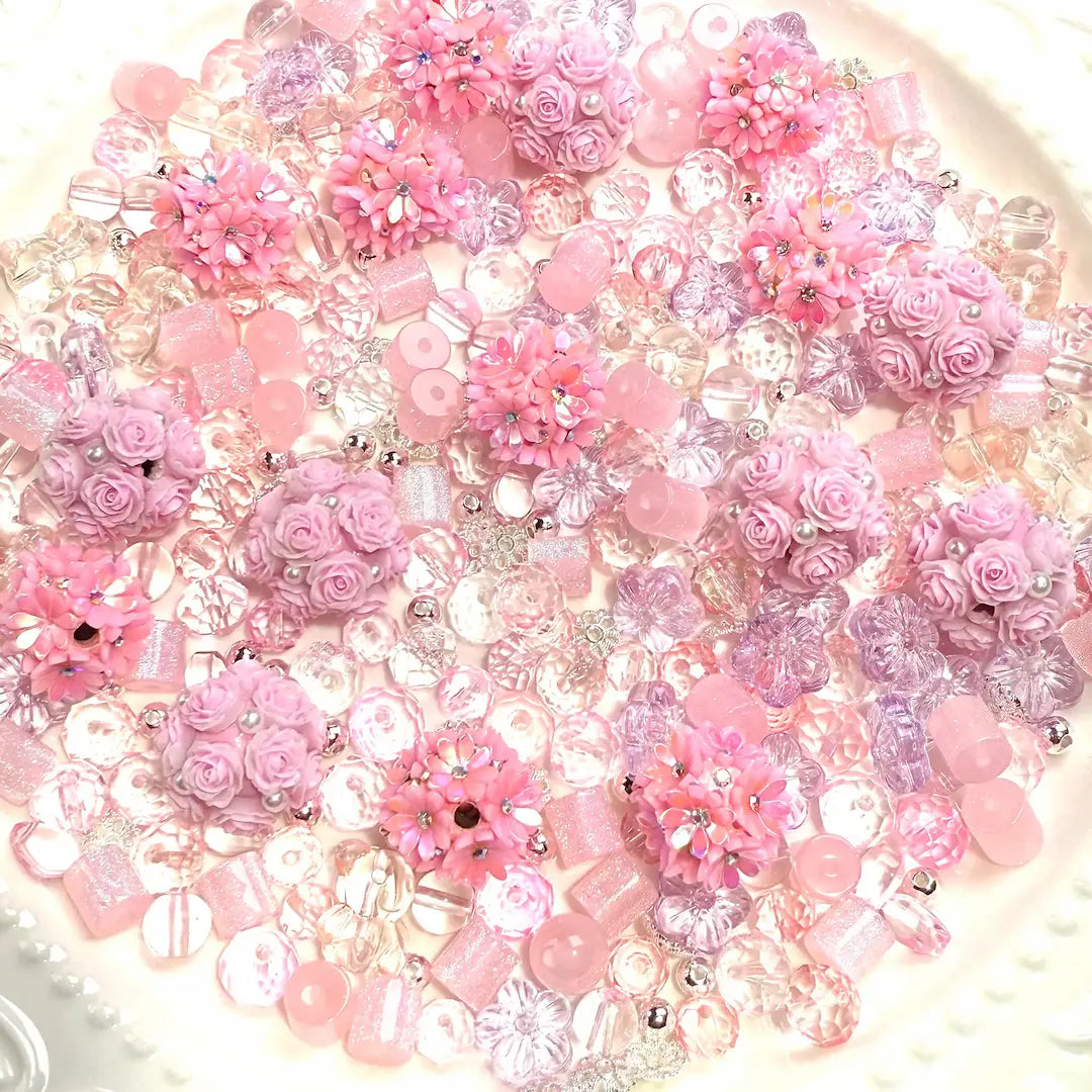 Blush Dazzlers Mix for Beadable Pen/ Key Chain - Open in live
