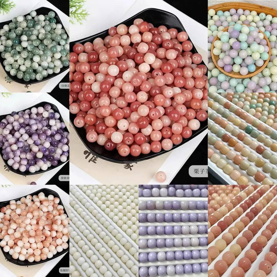 Natural Bodhi Beads Blind Bags for Bracelet - Open in live