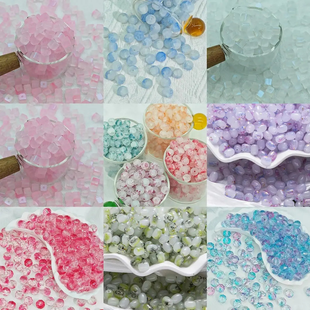 【Color Match+Letter Match】DIY Glass Beads Blind Bags for Bracelet - Open in live