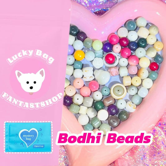 Natural Bodhi Beads Blind Bags for Bracelet - Open in live