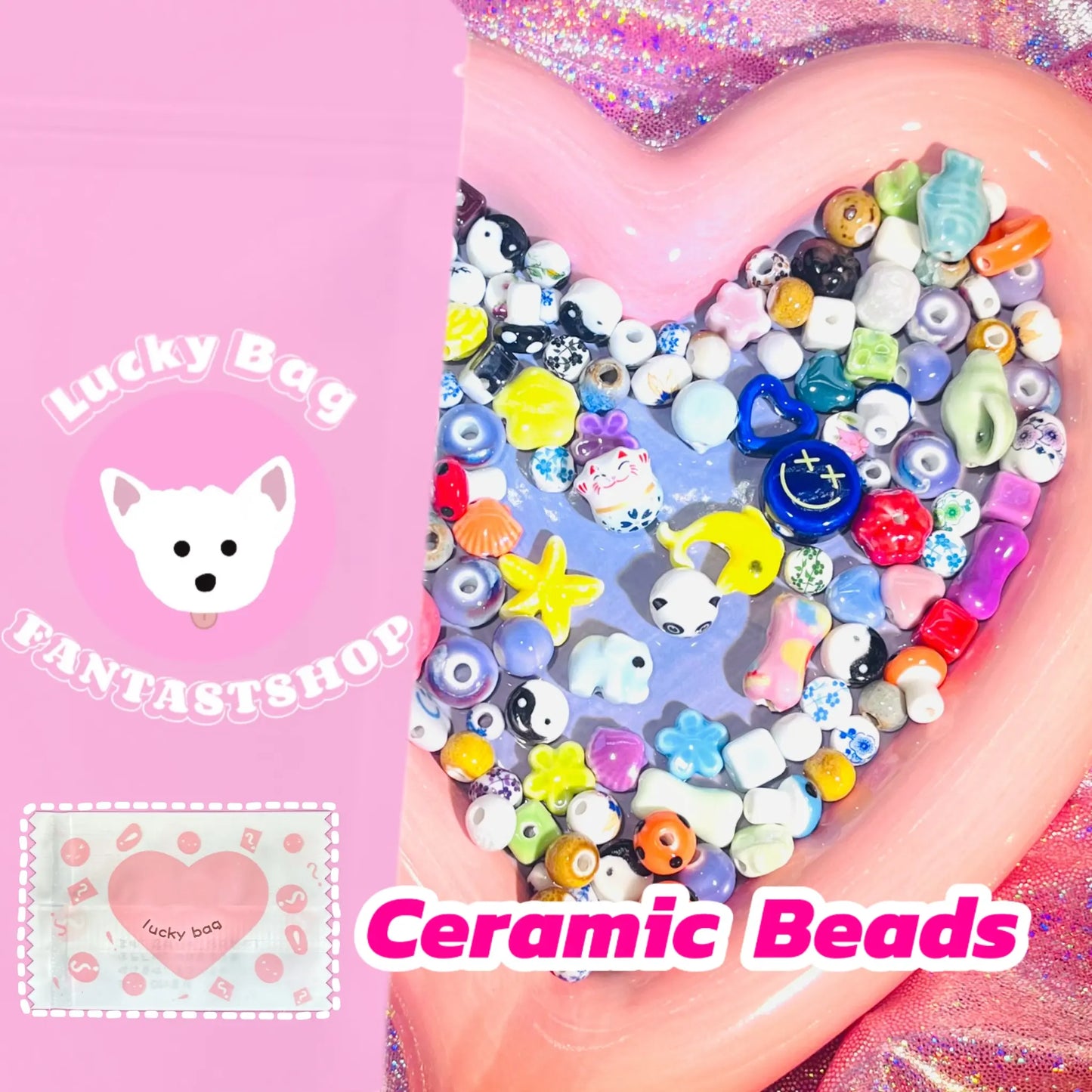 Ceramic Beads Blind Bag- Open in Live