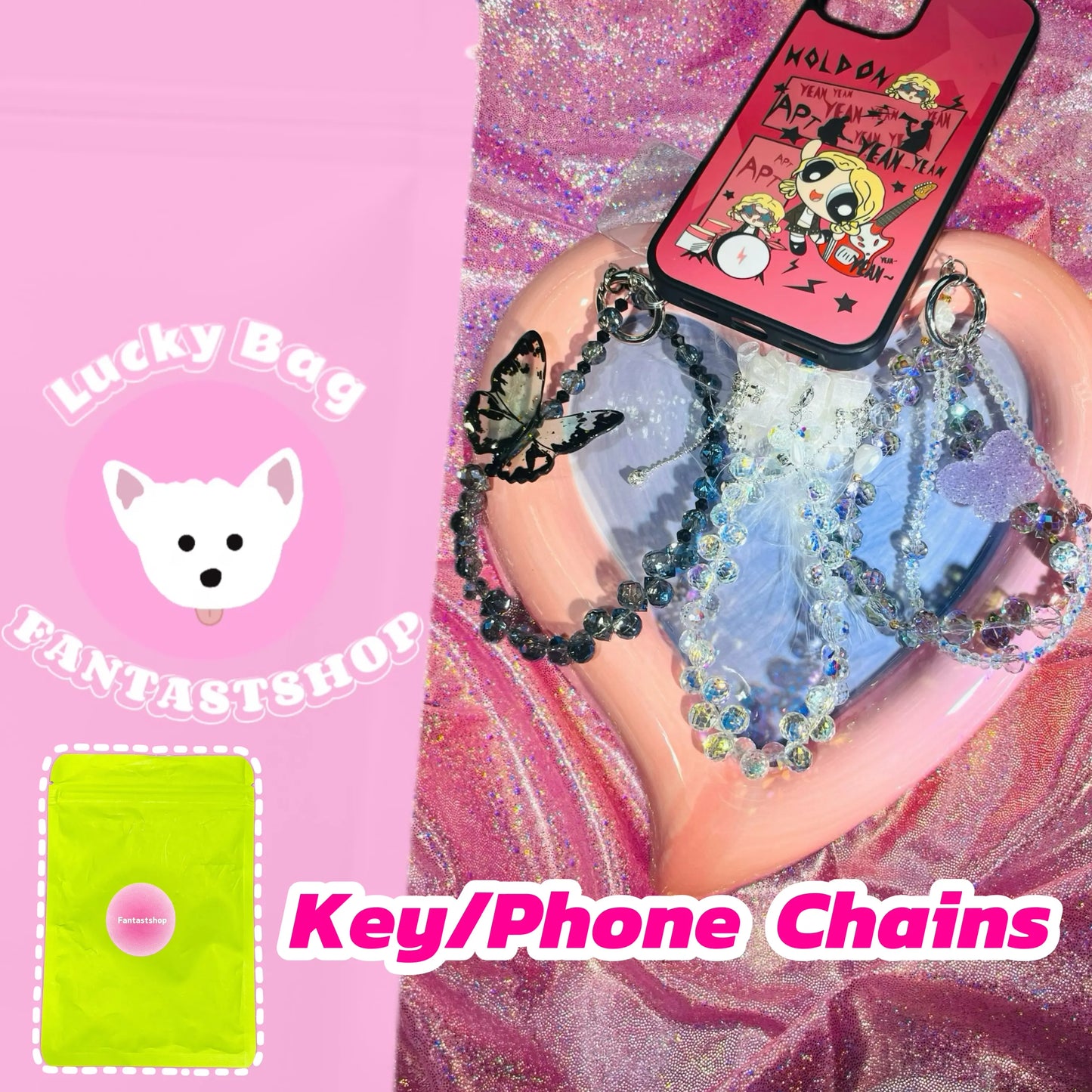 【Classic】Phone/Key Chain Blind Bag- Open in live