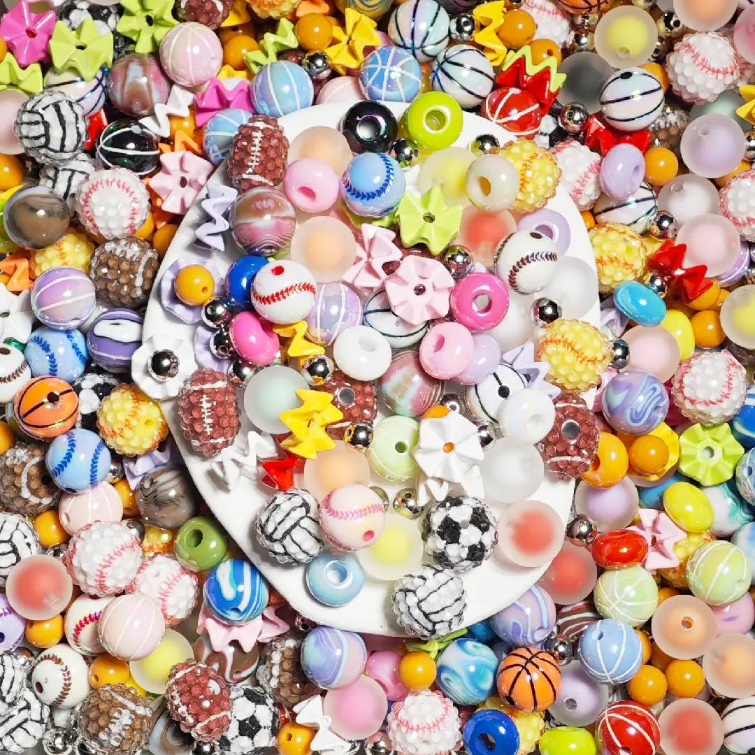 🔥【 Half Bogo+1 Bottle】Vivid Ball Mix for Bracelet / Key/Phone Chain - Open in live